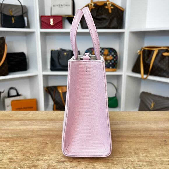 Givenchy Mini Logo Shopping Tote Bag Light Beige and Light Pink - Picture 5 of 10